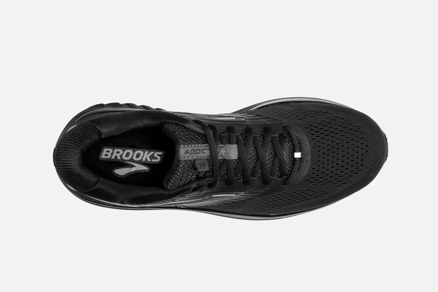 Brooks Addiction 14 Road Loopschoenen Heren - Zwart/Grijs - 593104HIW